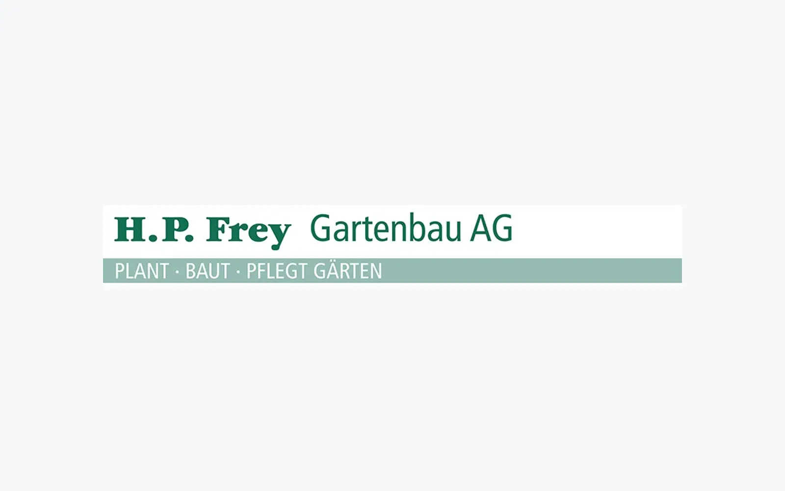 Logo der H.P. Frey Gartenbau AG